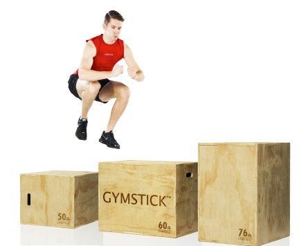 Platvorm-Boks GYMSTICK Wooden Plyobox