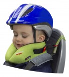 Bērnu ceļojumu spilvens SleepFix® Kids BIKE, zaļš