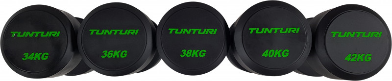 Hantlite komplekt TUNTURI PU 34-42 KG