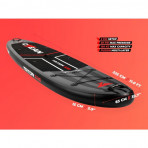 SUP TRITON 335, 335*83*15cm, Must-Punane