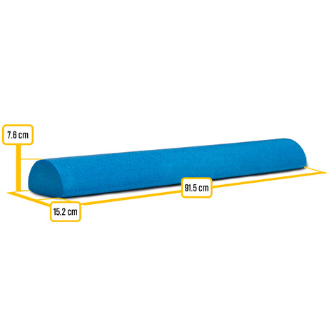 Pool-Vahtrull Body-Solid Half Round Foam Roller