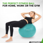 Fitness pall Tunturi Gymball 65-75cm, Turquoise, Anti Burst