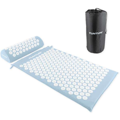 Joogamatt TUNTURI ACUPRESSURE MAT AND PILLOW LIGHT BLUE