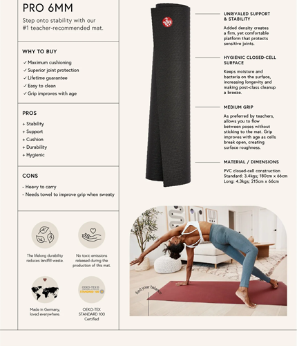 Joogamatt MANDUKA PRO® Black Sage