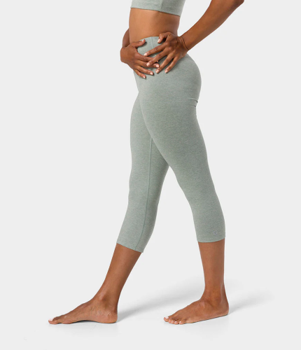 Manduka Dhara Capri Legging Avian Heather