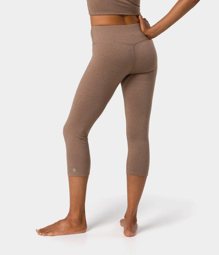 Manduka Dhara Capri Legging Lions Mane Heather