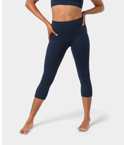 Manduka Dhara Capri Legging Midnight Heather