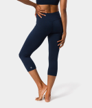 Manduka Dhara Capri Legging Midnight Heather