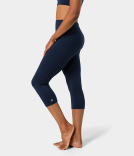 Manduka Dhara Capri Legging Midnight Heather