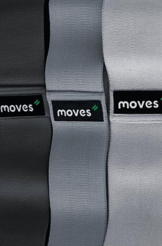Materjalist elastiksid lindid MOVES, 3 tk komplekt