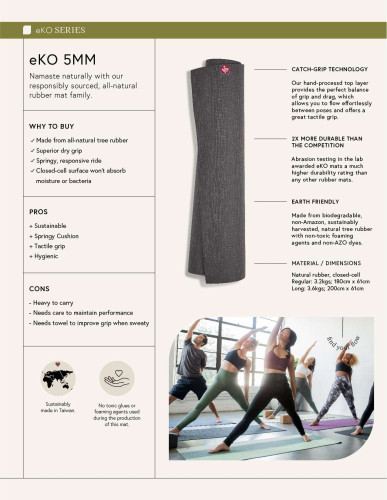 Joogamatt MANDUKA eKO® (5mm)