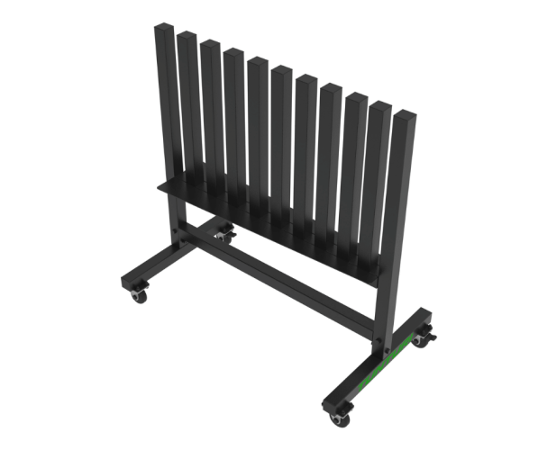 Neopreninių / vinilinių svarmenų stovas Tunturi Pro Neoprene/Vinyl Dumbbell Rack