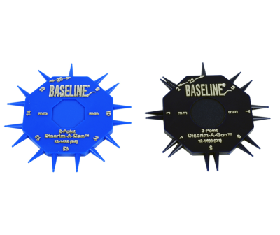 Kahe punkti diskriminaator Baseline Discrim-a-gon, 2-plaat komplekt