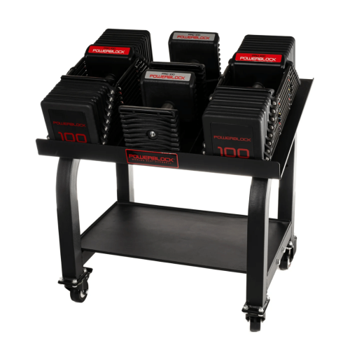 Reguleeritavate kaalude komplekt alusega Powerblock PRO 100 Commercial Regulateeritavate kaalude komplekt alusega (2,2–45,36 kg)