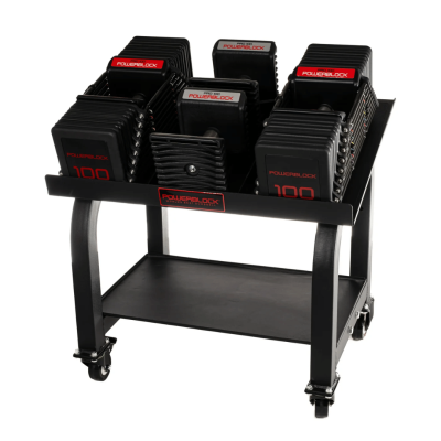 Reguleeritavate kaalude komplekt alusega Powerblock PRO 100 Commercial Regulateeritavate kaalude komplekt alusega (2,2–45,36 kg)