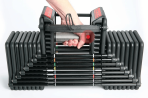 Reguleeritavate kaalude komplekt alusega Powerblock PRO 100 Commercial Regulateeritavate kaalude komplekt alusega (2,2–45,36 kg)