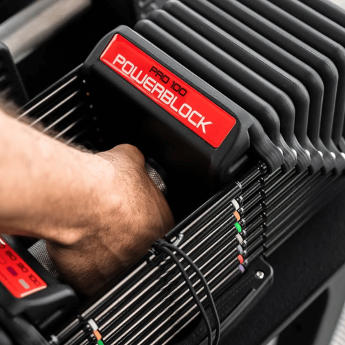 Reguleeritavate kaalude komplekt alusega Powerblock PRO 100 Commercial Regulateeritavate kaalude komplekt alusega (2,2–45,36 kg)