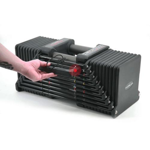 Reguleeritava kaaluga hantlid koos alusega Powerblock PRO 125 Commercial Includes Stand (2,2–56,7 kg)