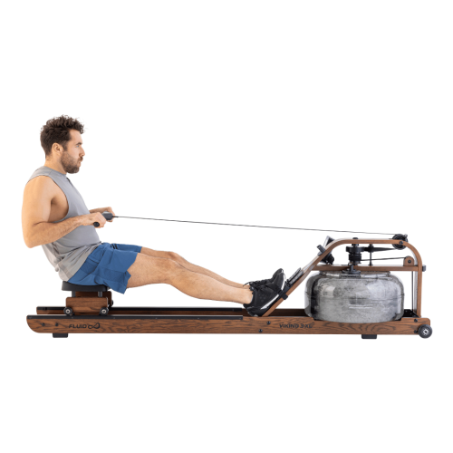 Irklavimo treniruoklis TUNTURI Fluid Rower Viking 3 XL