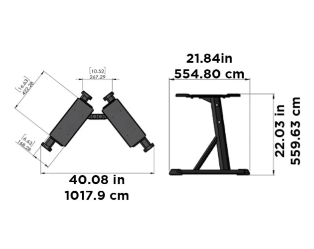 Stovas reguliuojamo svorio hanteliams Powerblock Powerstand Max 90 lb