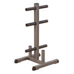 Olümpiamõõtmetes raskuste ja sangade hoidik BODYSOLID Olympic Plate Tree & Bar Holder
