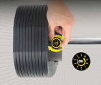 Kangiraskuse komplekt koos alusega MX Select MX100 Barbell System & Stand 12,7 - 45,3 kg Must