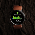 Laikrodis Polar Ignite 3 Titanium Leather + Silicon