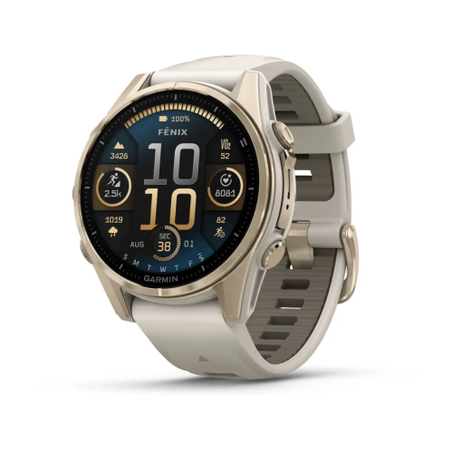 Laikrodis GARMIN Fenix 8, 43 mm, AMOLED, pilkas