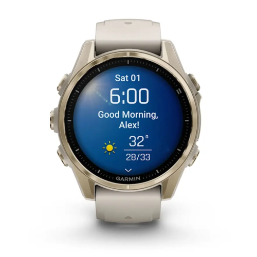 Laikrodis GARMIN Fenix 8, 43 mm, AMOLED, pilkas