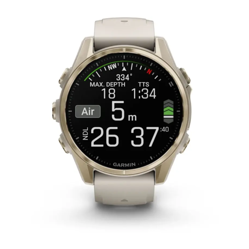 Laikrodis GARMIN Fenix 8, 43 mm, AMOLED, pilkas