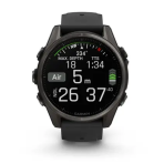 Laikrodis GARMIN Fenix 8, 43 mm, AMOLED, juodas