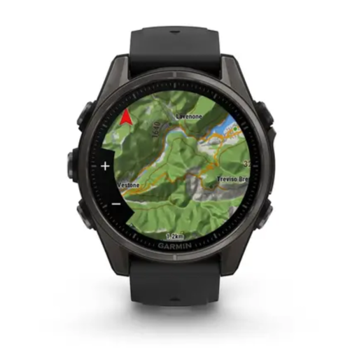 Laikrodis GARMIN Fenix 8, 43 mm, AMOLED, juodas