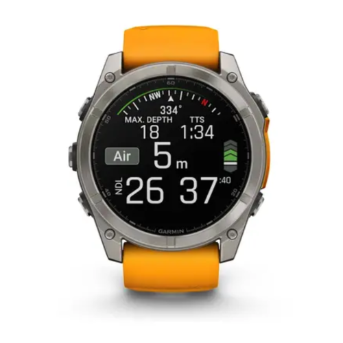 Kell GARMIN Fenix 8, 51 mm, AMOLED ekraan, titaanvärv