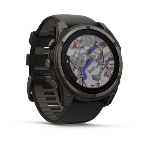 Laikrodis GARMIN Fenix 8, 47 mm, Sapphire Solar, juodas