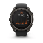 Laikrodis GARMIN Fenix 8, 47 mm, Sapphire Solar, juodas