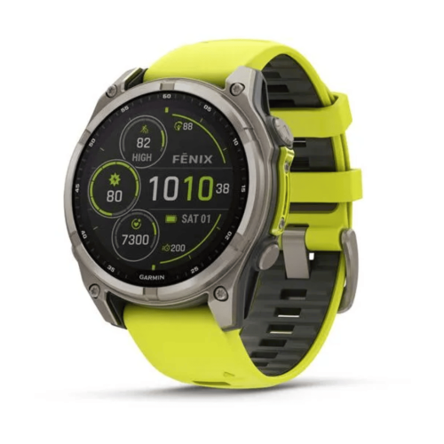 Kell GARMIN Fenix 8, 51 mm, Sapphire Solar, kollane