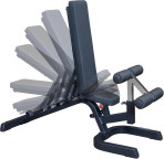 Treeningpink BODYSOLID Heavy Duty Flat Incline Decline