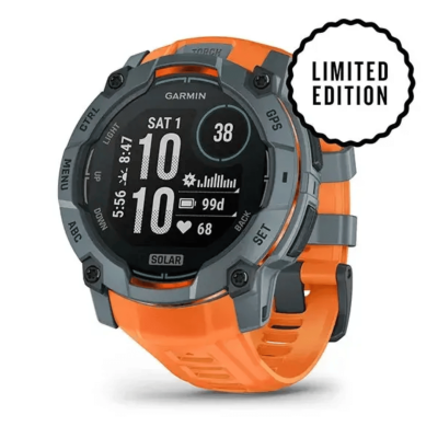 Kell GARMIN Instinct 3, 50 mm, päikeseenergia, oranž