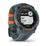 Laikrodis GARMIN Instinct 3, 45 mm, SOLAR, pilkas ir oranžinis