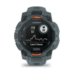 Laikrodis GARMIN Instinct 3, 45 mm, SOLAR, pilkas ir oranžinis