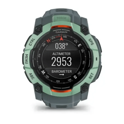 Kell GARMIN Instinct 3, 50 mm, AMOLED, hall ja roheline