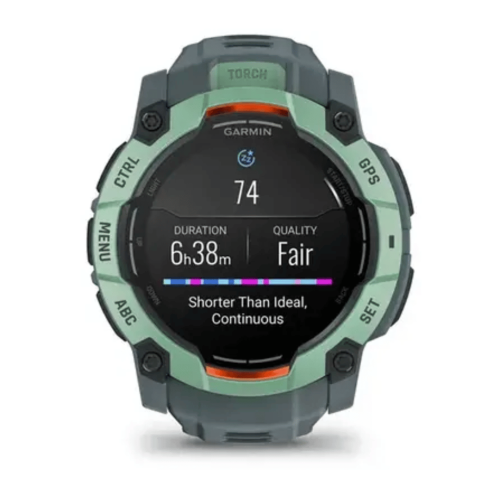 Kell GARMIN Instinct 3, 50 mm, AMOLED, hall ja roheline