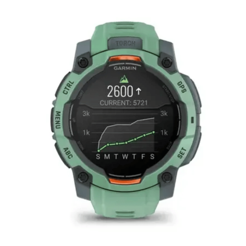 Kell GARMIN Instinct 3, 45 mm, AMOLED ekraaniga, roheline