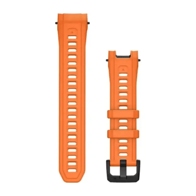 Silikoninis dirželis Garmin Instinct 3 45 mm laikrodžiui, 22 mm, oranžinis