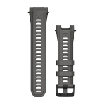 Silikoninis dirželis Garmin Instinct 3 50 mm laikrodžiui, 26 mm, anglies spalvos