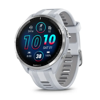 Laikrodis GARMIN Forerunner 965, 46 mm, baltas
