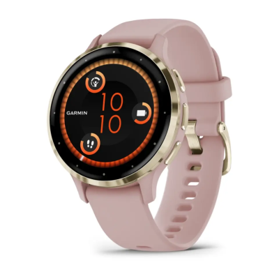 Kell GARMIN Venu 3S, hallikas roosad värvid