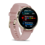 Kell GARMIN Venu 3S, hallikas roosad värvid