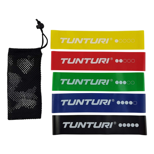 TUNTURI Mini vastupanurõngaste komplekt, 5 tk.