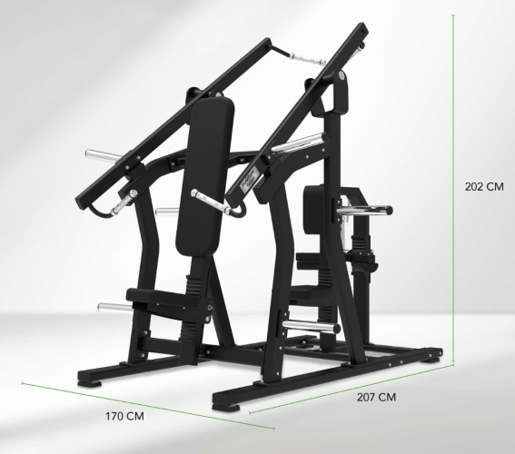 Treeningmasin TUNTURI Platinum Dual Chest/Back Plate loaded V-series